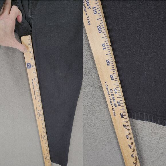 Democracy sz 8 Ab Technology Skinny Jean Women Faded Black Stretch Shaping 29x26 - Picture 5 of 10
